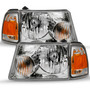 Anzo 111484 - 2001-2011 Ford Ranger Crystal Headlight Chrome w/Corner Lights (OE Replacement)