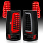 Anzo 311321 - 2007-2014 Chevy Tahoe LED Taillight Plank Style Black w/Clear Lens