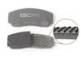 EBC DP8005RP1 - Racing 10-12 Subaru Impreza RP-1 Race Front Brake Pads