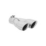 Flowmaster 15390 - Exhaust Tip - 3.00 in Dual Angle Cut Polished SS Fits 2.50 in. - Left - Clamp on