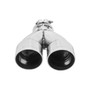 Flowmaster 15390 - Exhaust Tip - 3.00 in Dual Angle Cut Polished SS Fits 2.50 in. - Left - Clamp on