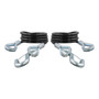 CURT 80136 - 43-7/8" Safety Cables with 2 Snap Hooks (3,500 lbs, Vinyl-Coated, 2-Pack)