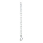 CURT 80040 - 27" Safety Chain with 1 S-Hook (5,000 lbs, Clear Zinc)