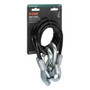 CURT 80176 - 44" Safety Cables with 2 Snap Hooks (7,500 lbs, Vinyl-Coated, 2-Pack)