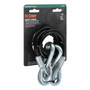 CURT 80151 - 44-1/2" Safety Cables with 2 Snap Hooks (5,000 lbs, Vinyl-Coated, 2-Pack)