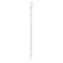 CURT 80301 - 48" Safety Chain with 2 S-Hooks (7,000 lbs, Clear Zinc)