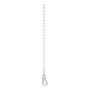 CURT 80312 - 27" Safety Chain with 1 Snap Hook (2,000 lbs, Clear Zinc)