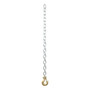 CURT 80314 - 35" Safety Chain with 1 Clevis Hook (11,700 lbs, Clear Zinc)