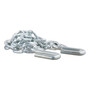 CURT 80010 - 48" Safety Chain with 2 S-Hooks (2,000 lbs, Clear Zinc)