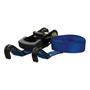 CURT 83019 - 16' Blue Cargo Strap with J-Hooks (733 lbs.)