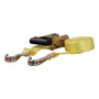 CURT 83036 - 14' Yellow Cargo Strap with J-Hooks (1,667 lbs.)