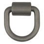 CURT 83750 - 3" x 3" Weld-On Tie-Down D-Ring (6,100 lbs, Raw Steel)