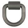 CURT 83760 - 3" x 3" Weld-On Tie-Down D-Ring (8,833 lbs, Raw Steel)