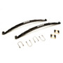 Hotchkis 2431 - 67-70 Ford Mustang Coupe and Convertible 1 1/2in Drop Leaf Springs w/ Shackles and Hardware