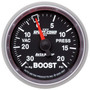 AutoMeter 3607 - Sport-Comp II 52mm 30 In Hg/20 psi Mechanical Vacuum/Boost Gauge