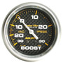 AutoMeter 4803 - Carbon Fiber 52mm 30 PSI Mechanical Boost Gauge