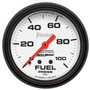 AutoMeter 5812 - Phantom 66.7mm 0-100 PSI Mechanical Fuel Pressure Gauge