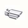 MBRP T5072 - Exhaust Tail Pipe Tip 6 Inch O.D. Dual Wall Angled 4 Inch Inlet 12 Inch Length T304 Stainless Steel