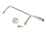 Mr. Gasket 1558 - Chrome Plated Fuel Lines With Fuel Pressure Gauge