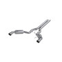 MBRP S7277409 - 3 Inch Cat Back Exhaust System For 15-17 Ford Mustang GT 5.0 Coupe Dual Split Rear Street Version 4.5 Inch Tips T409 Stainless Steel