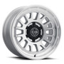 Icon 8217857345SM - Alloys Anza, Silver Machined, 17 x 8.5 / 5 x 5, -6mm Offset, 4.5" BS