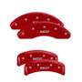 MGP 22238SMGPRD - 4 Caliper Covers Engraved Front & Rear  Red Finish Silver Characters 1987 BMW 325