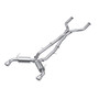 MBRP S4400304 - 3 Inch Cat Back Exhaust System Dual Rear For 16-24 Infiniti Q50 3.0L RWD/AWD T304 Stainless Steel