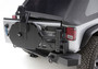 Rampage 9950919 - 07-18 Jeep Wrangler JK (Incl. Unlimited) Trail Guard Tire Carrier - Black