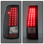 Spyder 5008817 - Xtune Chevy Silverado 1500/2500/3500 99-02 LED Tail Lights Black ALT-ON-CS99-LED-BK