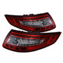 Spyder 5008848 - Xtune Porsche 911 997 05-08 LED Tail Lights Red Clear ALT-ON-P99705-LED-RC