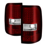 Spyder 5034069 - Xtune Ford F150 Styleside 04-08 LED Tail Lights Red Clear ALT-ON-FF15004-LED-RC