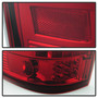 Spyder 5034069 - Xtune Ford F150 Styleside 04-08 LED Tail Lights Red Clear ALT-ON-FF15004-LED-RC