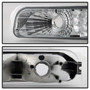 Spyder 5064226 - Xtune Chevy TahOE 00-06 Amber Crystal Headlights w/ Bumper Lights Chrome HD-JH-CSIL99-SET-AM-C