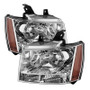 Spyder 9022760 - Xtune Chevy Suburban 1500/2500 07-14 Crystal Headlights Chrome HD-JH-CSUB07-AM-C