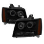 Spyder 9030307 - Xtune Chevy Suburban 1500/2500 07-14 Halo Projector w/LED Headlights Smoked PRO-JH-CSUB07-LED-BSM