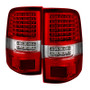 Spyder 9034909 - Xtune Ford F150 Styleside 04-08 LED Tail Lights Red Clear ALT-JH-FF15004-LED-G2-RC