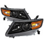 Spyder 9035333 - xTune Honda Odyssey Halogen Models Only 11-15 OEM Style Headlights - Black HD-JH-HODY11-AM-BK