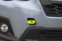 Perrin PSP-BDY-237NY - 2022 Subaru WRX / 18-21 Crosstrek / 14-21 Forester Tow Hook Kit (Front) - Neon Yellow