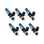 Injector Dynamics 1300.60.11.14.6 - 1340cc Injectors - 60mm Length - 11mm Blue Top - 14mm Lower O-Ring (Set of 6)