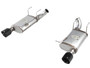 aFe Power 49-43052-B - MACHForce XP Exhaust 11-14 Ford Mustang GT V8-5.0L 3in. Stainless Steel Axle-Back w/Black Tips