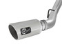 aFe Power 49-44080-P - LARGE Bore HD 4in Dual DPF-Back SS Exhaust w/Polished Tip 16-17 GM Diesel Truck V8-6.6L (td) LML