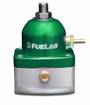 Fuelab 51506-6-L-L - Universal CARB Adjustable Fuel Pressure Regulator Large Seat 1-3 psi 2  -6AN Inlets 1  -6AN Return Green