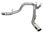 aFe Power 49-44086-P - Large Bore-HD 4in 409-SS DPF-Back Exhaust w/Dual Polished Tips 2017 GM Duramax V8-6.6L (td) L5P