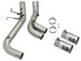 aFe Power 49-44089-P - Victory Series 4in 409-SS DPF-Back Exhaust w/ Dual Polished Tips 2017 GM Duramax V8-6.6L(td) L5P