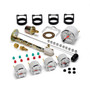 AutoMeter 1300-00408 - Arctic White GM 5 Pc Kit Box w/ Mech Speedo, Elec Oil Press, Water Temp, Volt, Fuel Level