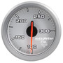 AutoMeter 9140-UL - Airdrive 2-1/6in Oil Temp Gauge 100-300 Degrees F - Silver