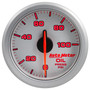 AutoMeter 9152-UL - Airdrive 2-1/6in Oil Pressure Gauge 0-100 PSI - Silver