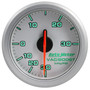 AutoMeter 9159-UL - Airdrive 2-1/6in Boost/Vac Gauge 30in HG/30 PSI - Silver