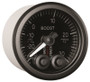 AutoMeter ST3512 - Stack Instruments 52mm -30INHG To +30PSI Pro Control Boost Pressure Gauge - Black