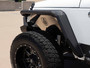 Road Armor 507AFF0B - 07-18 Jeep Wrangler JK Stealth Front Fender Flare Body Armor w/LED DRL - Tex Blk